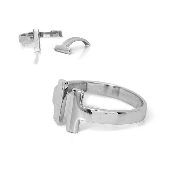 Oprava zlomeného prsteňa z bieleho zlata – zlatnícka oprava prsteňa